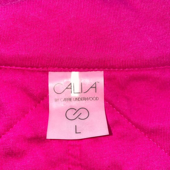 Calia by Carrie Underwood Women's L Velour Quilted Jacket Full Zip Raspberry Ice - Picture 2 of 16